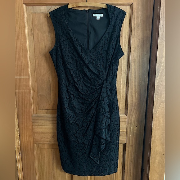 NY&Co “Eva Mendes” black, lace, cocktail dress - Picture 1 of 6